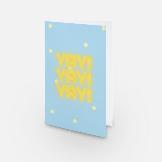 "Yay" Greeting Card
